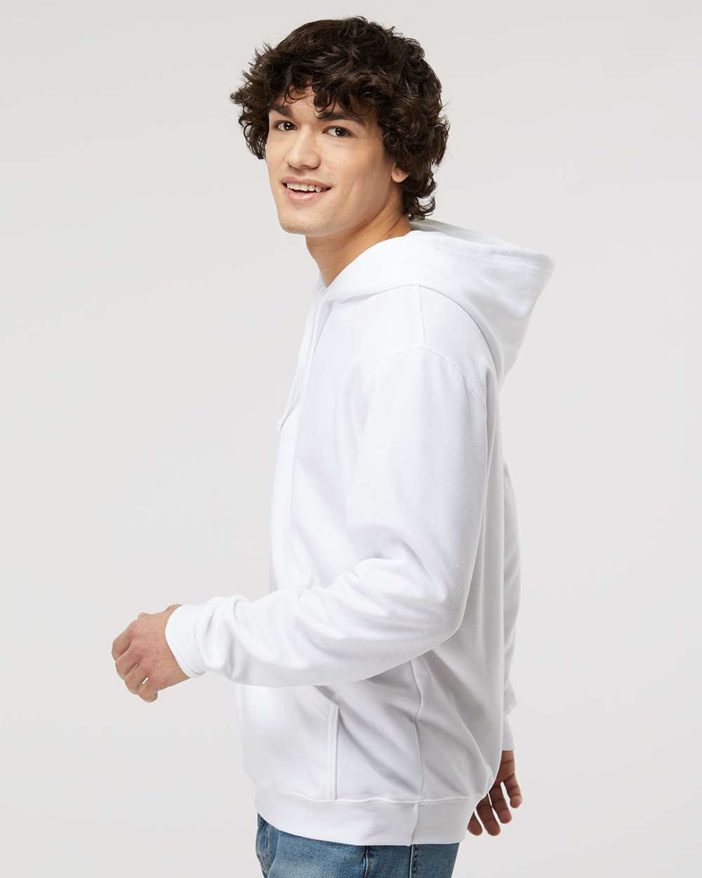 M&O 3320 Unisex Pullover Hoodie | White